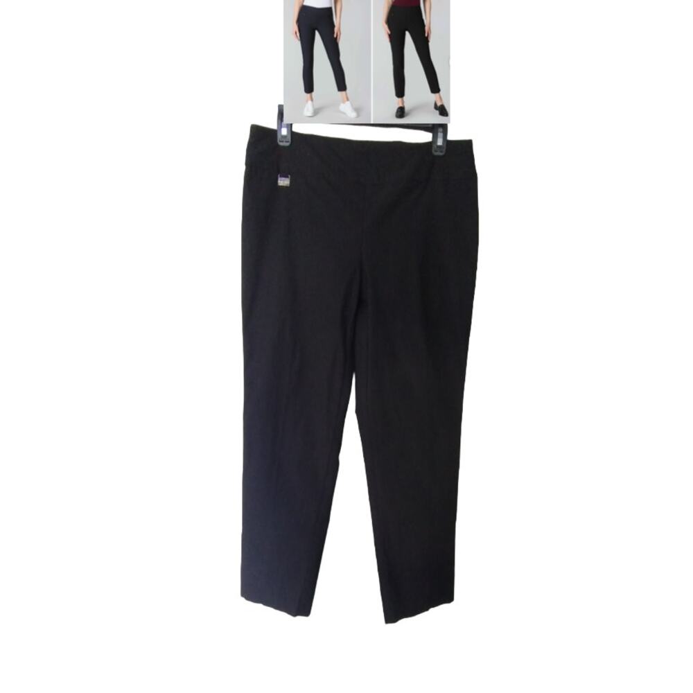 Lissete L Montreal 801 Magical Ankle Pant Black Women's 10 Tummy Control